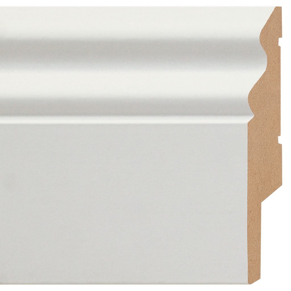 White Skirting Board  14113 OGEE K – White 1010 – Pack of 5