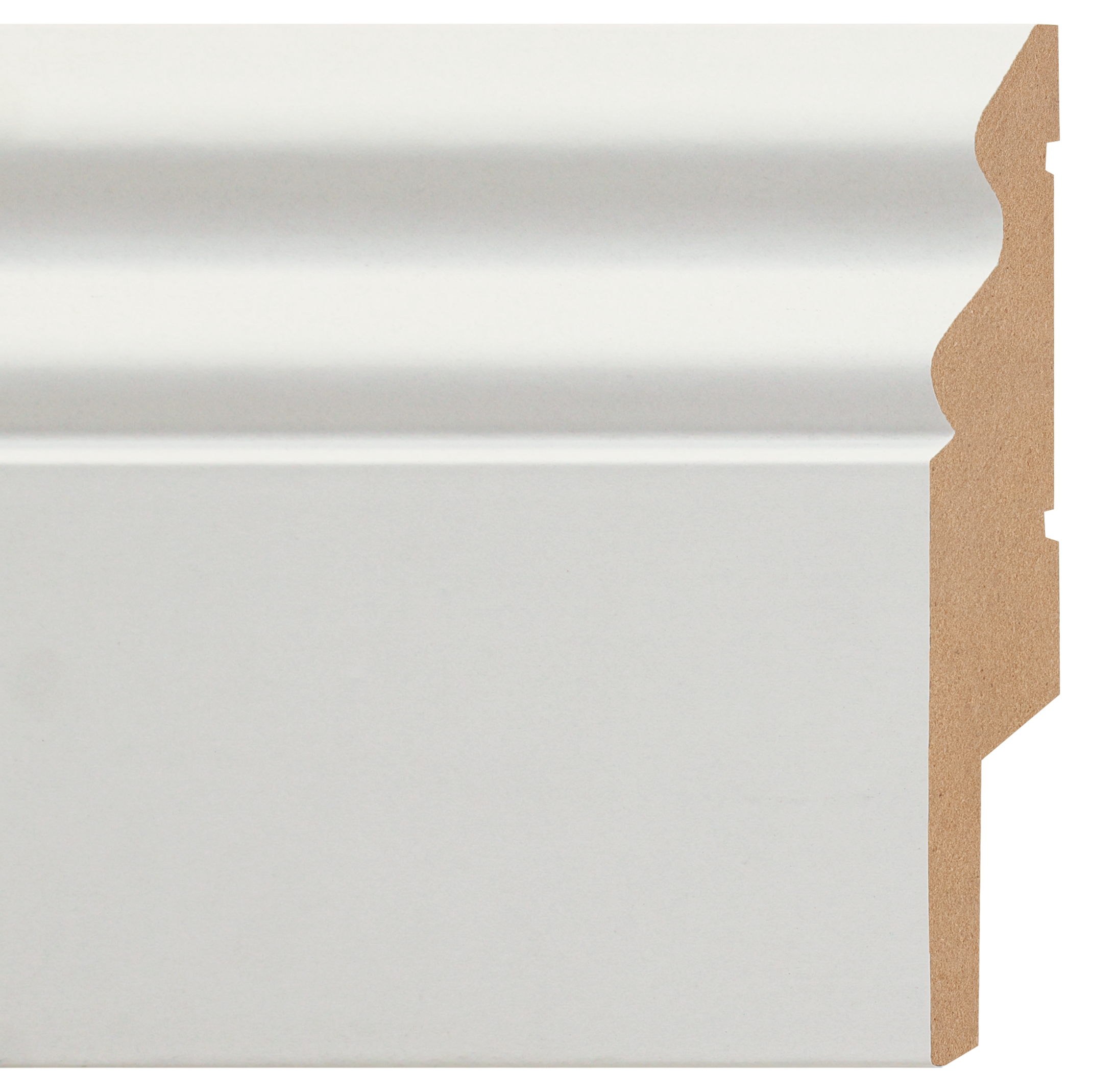 White Skirting Board  14113 OGEE K – White 1010 – Pack of 5