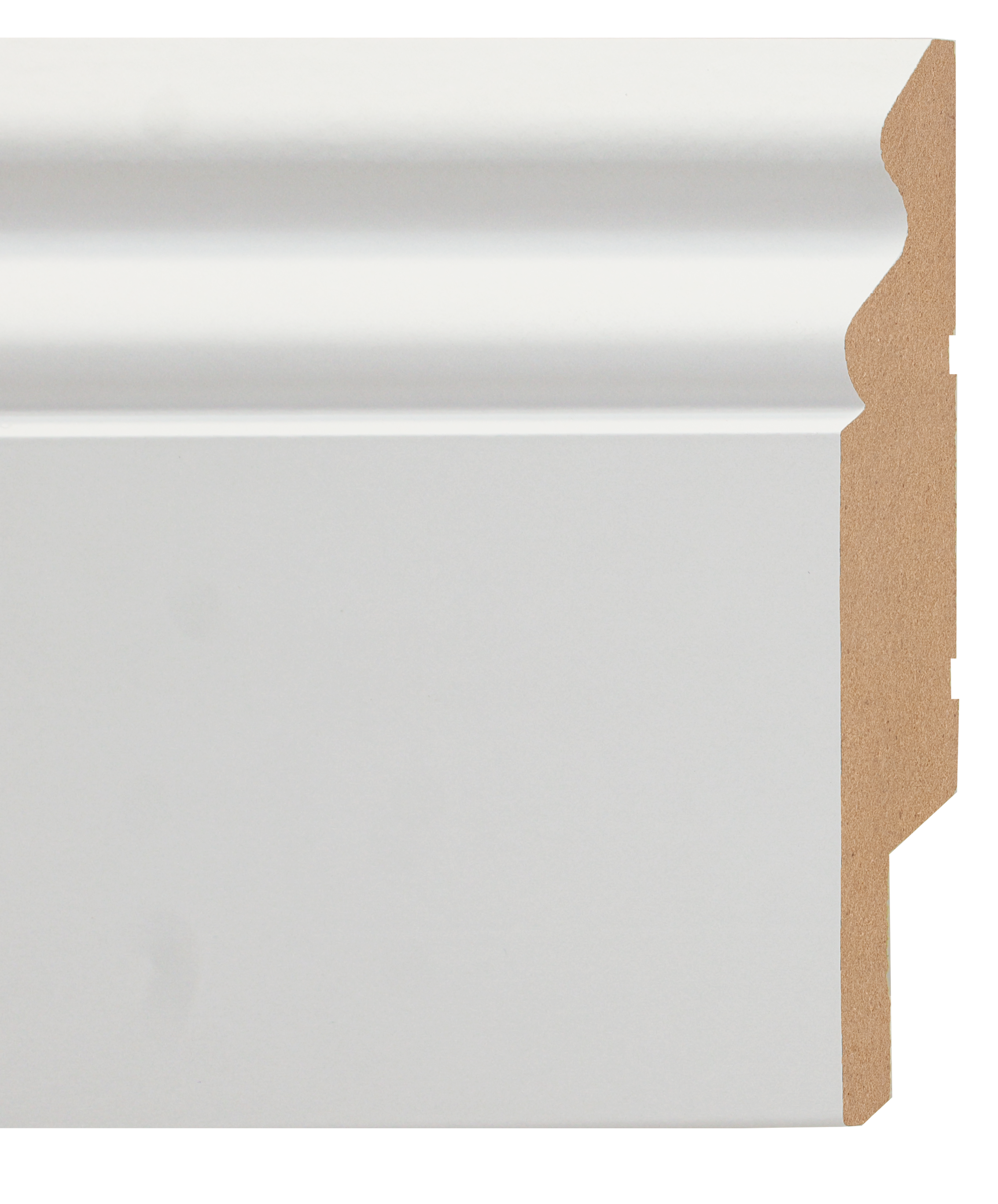 White Skirting Board  14130 OGEE K – White 1010 – Pack of 5