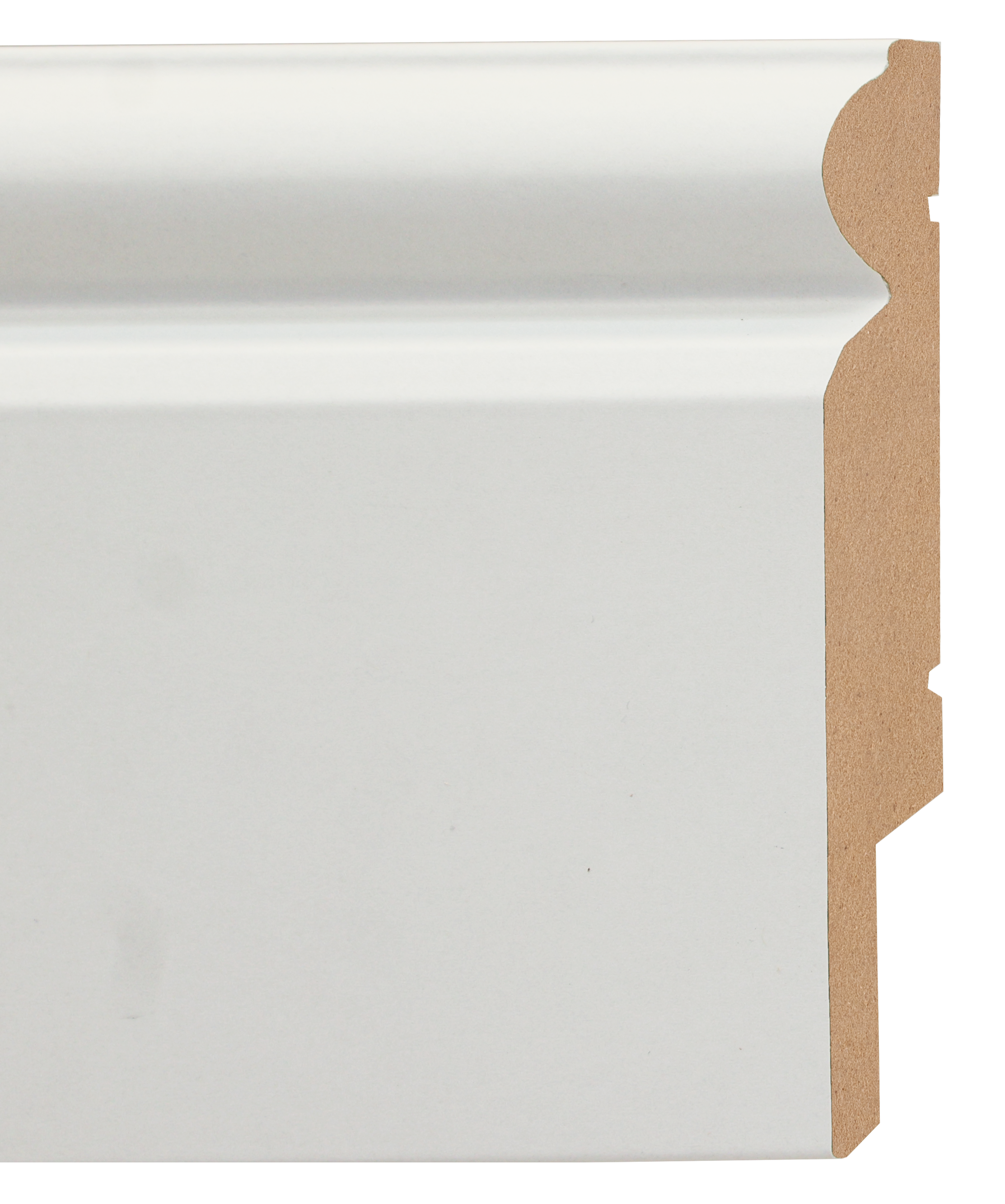 White Skirting Board 14130 TOROS K – White 1010 – Pack of 5 | FloorTrim UK