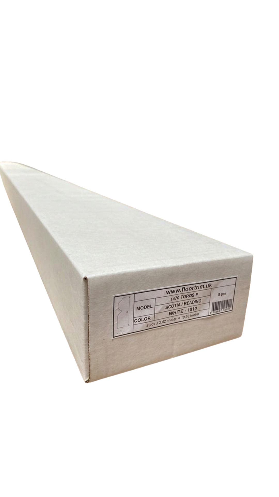 White Architrave 1470 TOROS P – White 1010 – Pack of 8