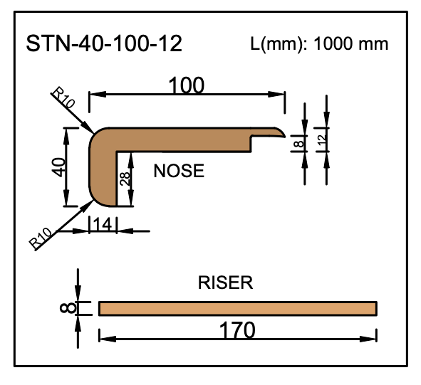 Stair Nose Profile
