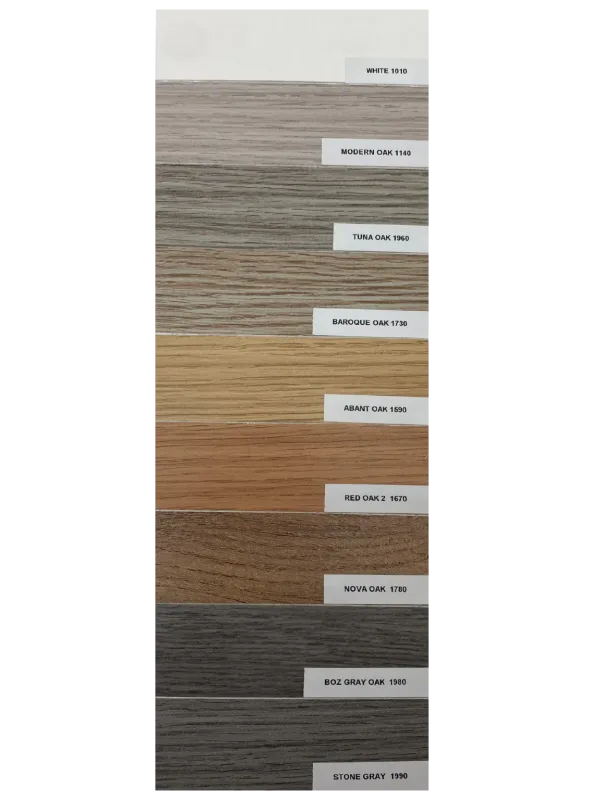 Scotia Beading Colour Chart (9 Colours)
