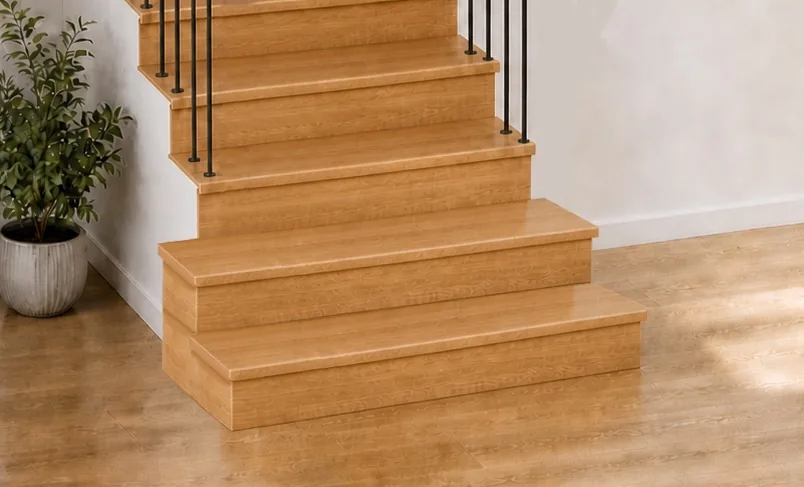Two Bullnose feature steps